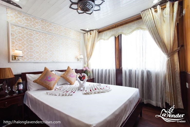 lavender cruises double room - ninhbinhgetaway